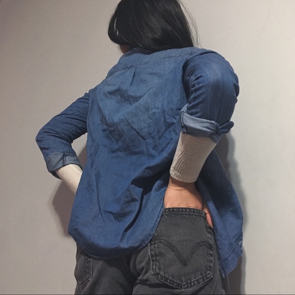 Denim button up - Picture 3 of 3